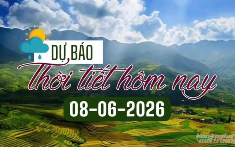 أخبار الطقس اليوم، 8 يونيو 2026: ذروة الموجة الحارة.